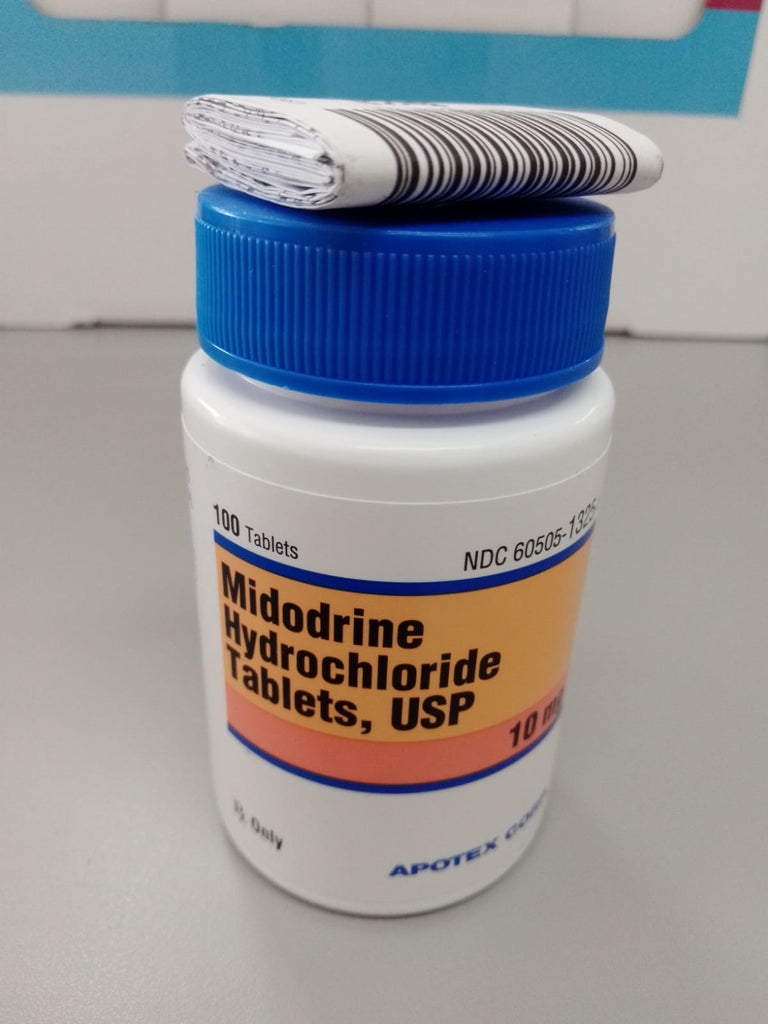 MIDODRINE HYDROCHLORIDE, 10 mg tabletas, USP, APOTEX