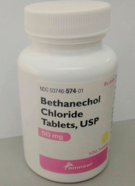 BETHANECHOL CHLORIDE, 50 mg tabletas, USP,AMNEAR PHARMACEUTICALS